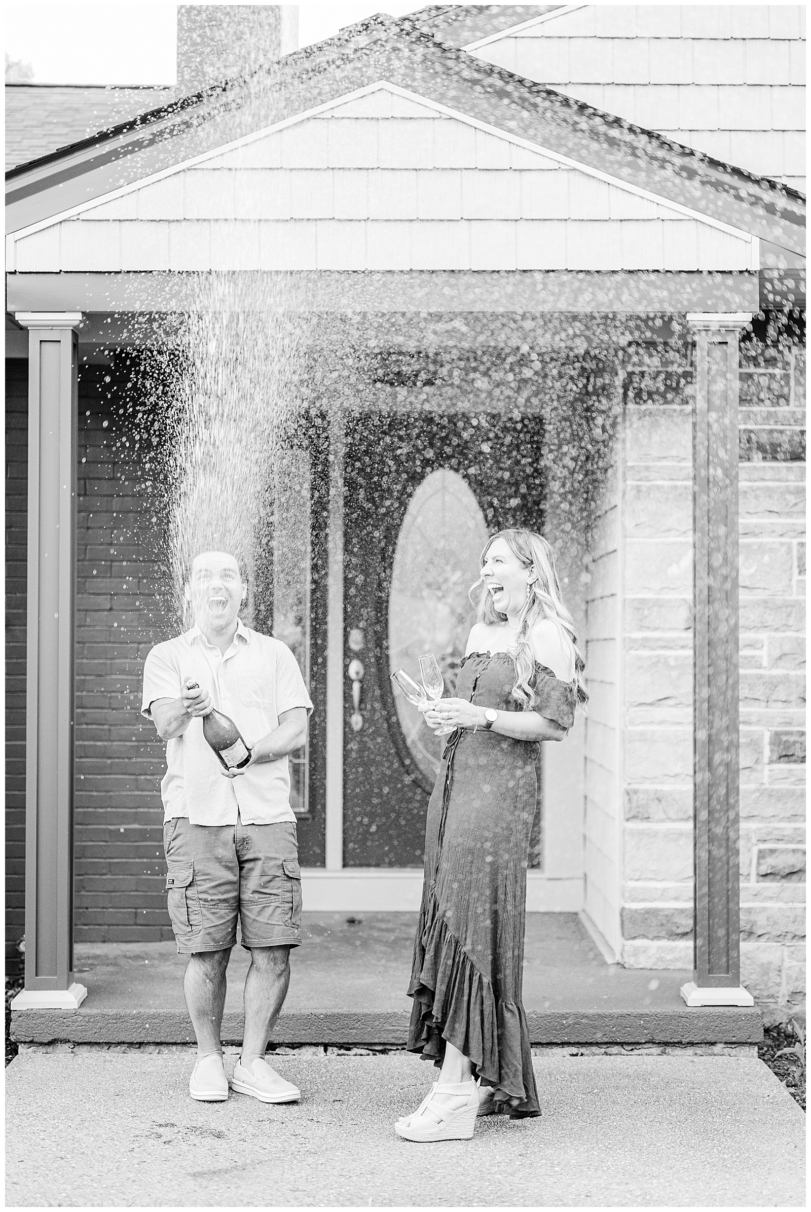 Home Engagement Session in Boardman, Ohio