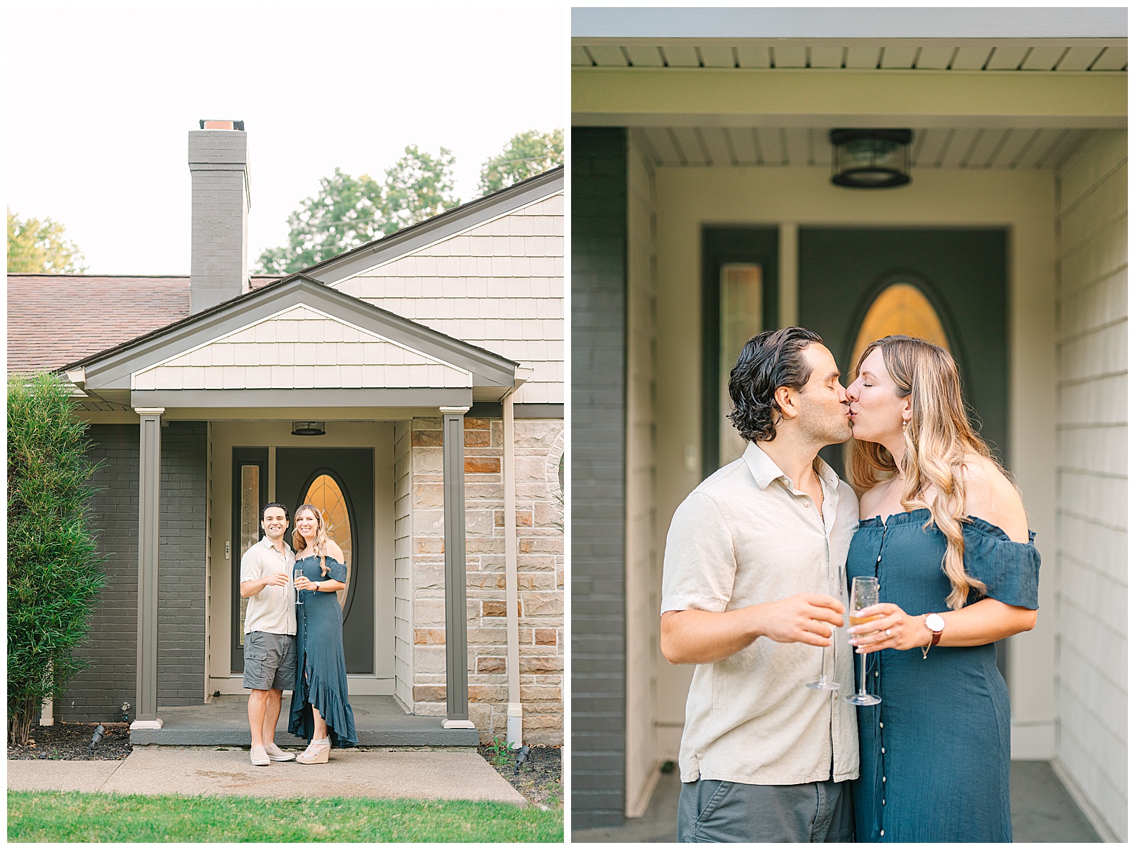 Home Engagement Session in Boardman, Ohio