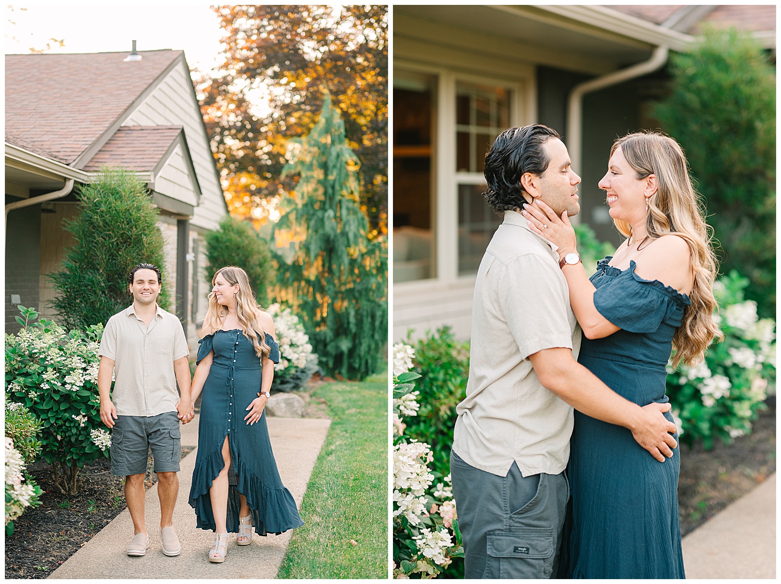 Home Engagement Session in Boardman, Ohio