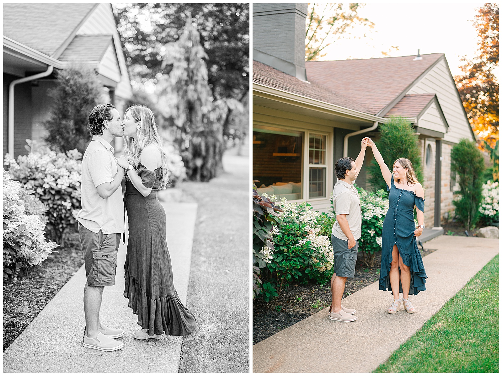 Home Engagement Session in Boardman, Ohio