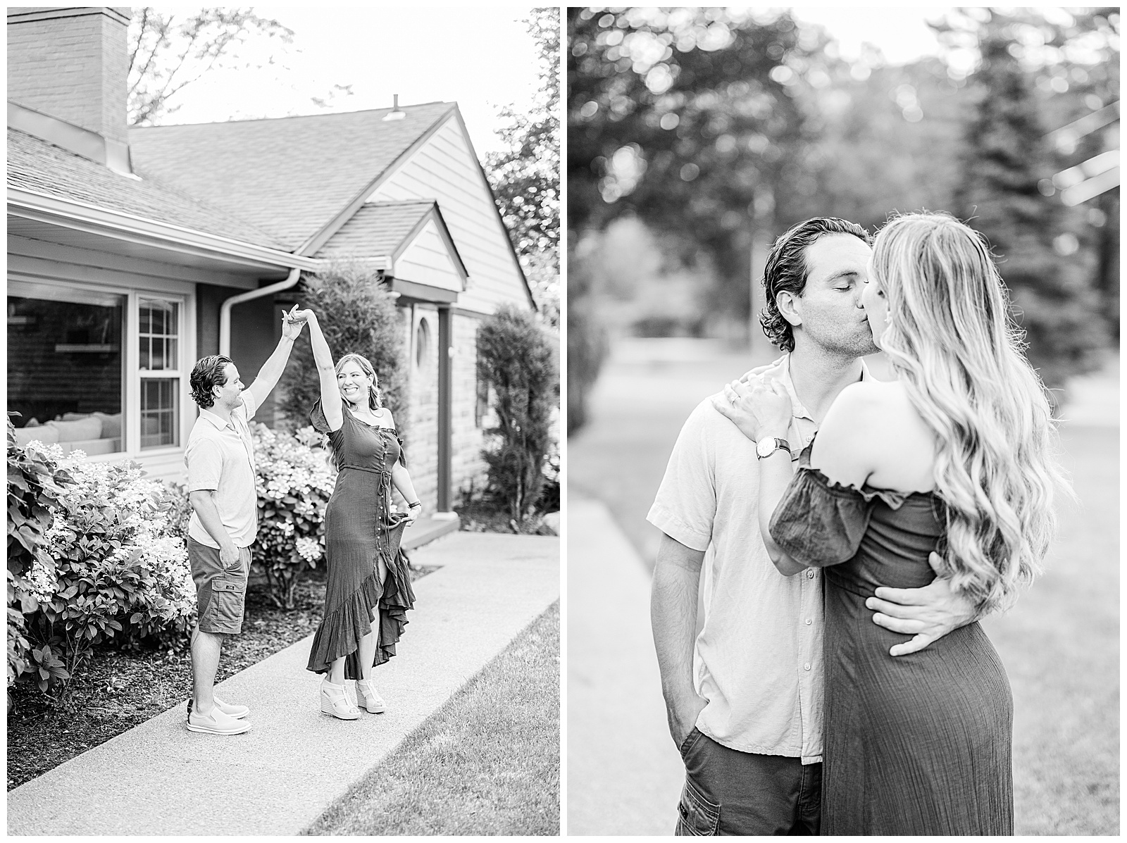 Home Engagement Session in Boardman, Ohio