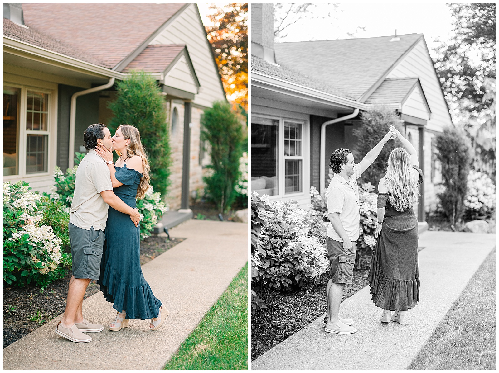 Home Engagement Session in Boardman, Ohio