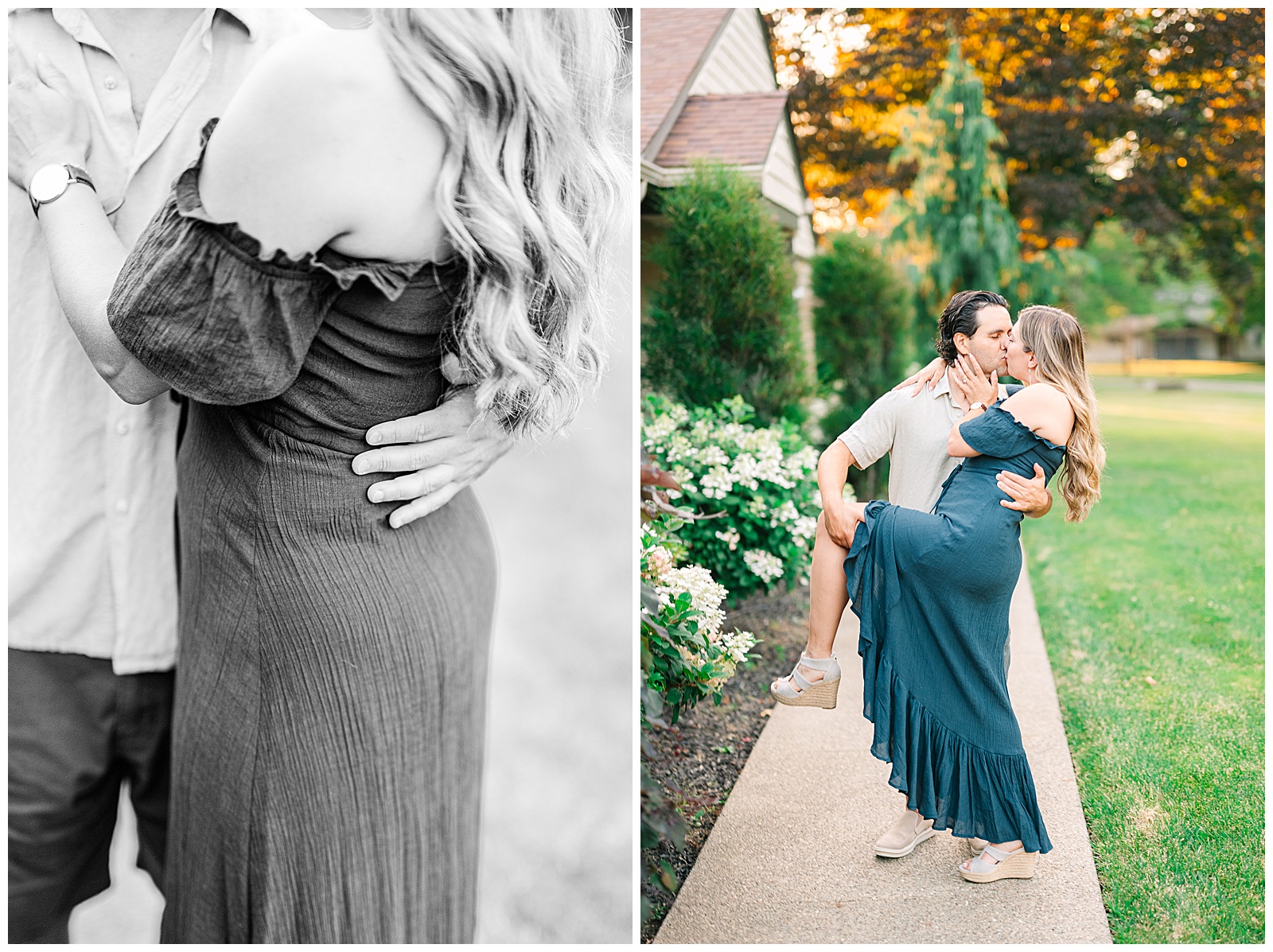 Home Engagement Session in Boardman, Ohio