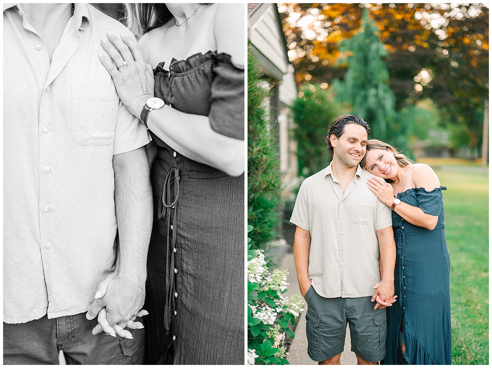 Home Engagement Session in Boardman, Ohio