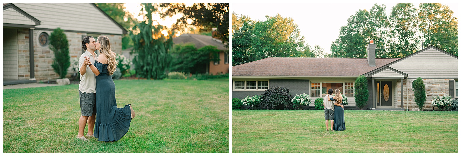 Home Engagement Session in Boardman, Ohio