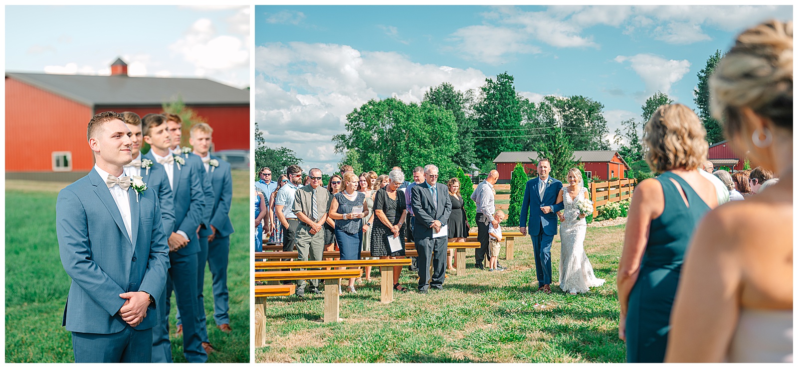 The Venue at Hidden Spring Farm Summer Wedding