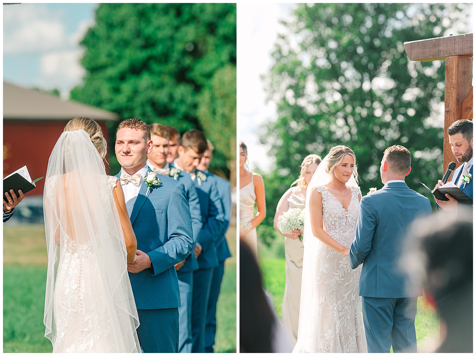 The Venue at Hidden Spring Farm Summer Wedding