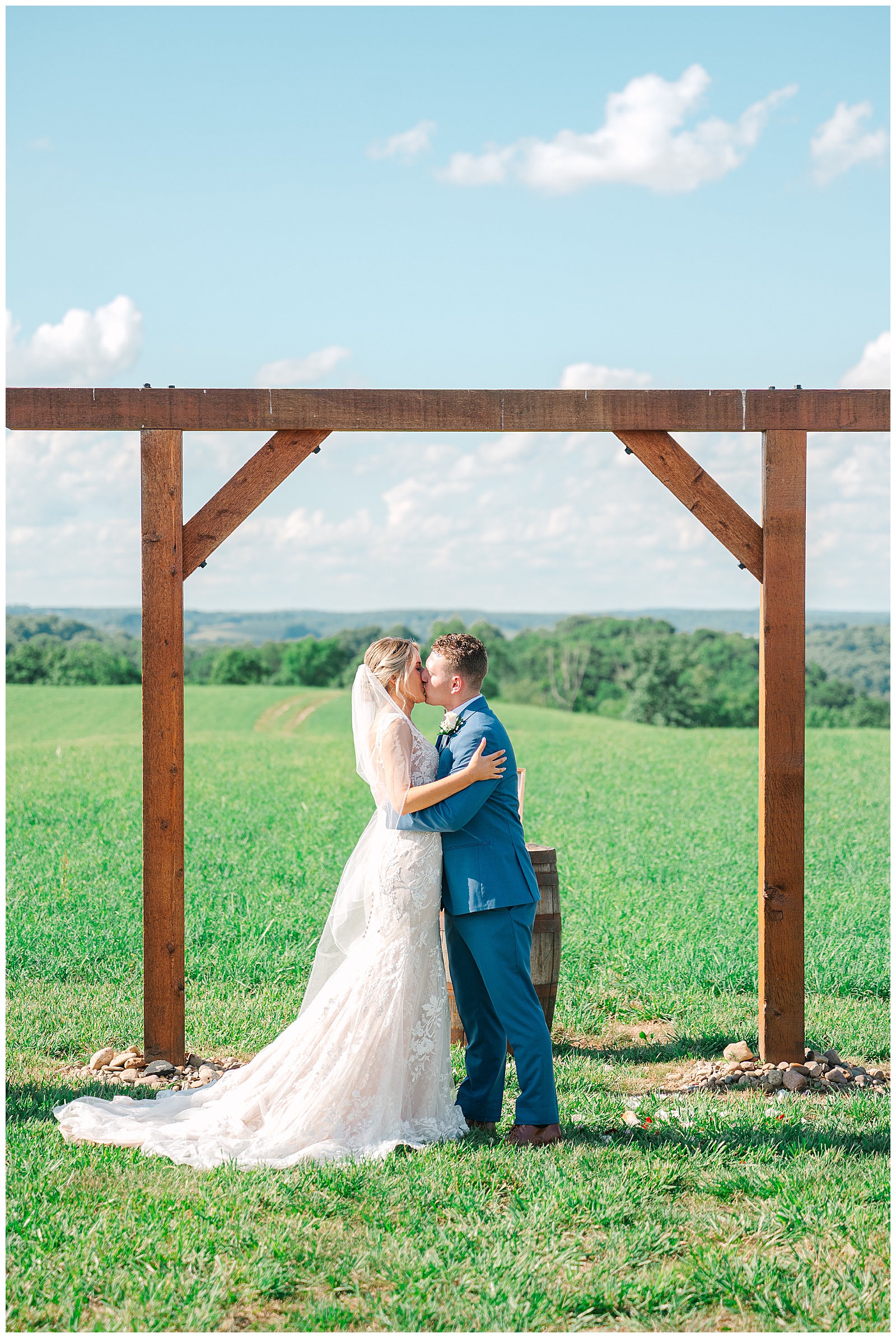 The Venue at Hidden Spring Farm Summer Wedding