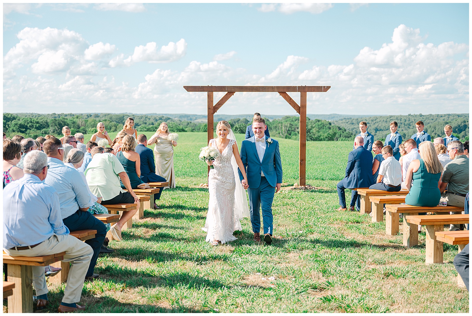 The Venue at Hidden Spring Farm Summer Wedding