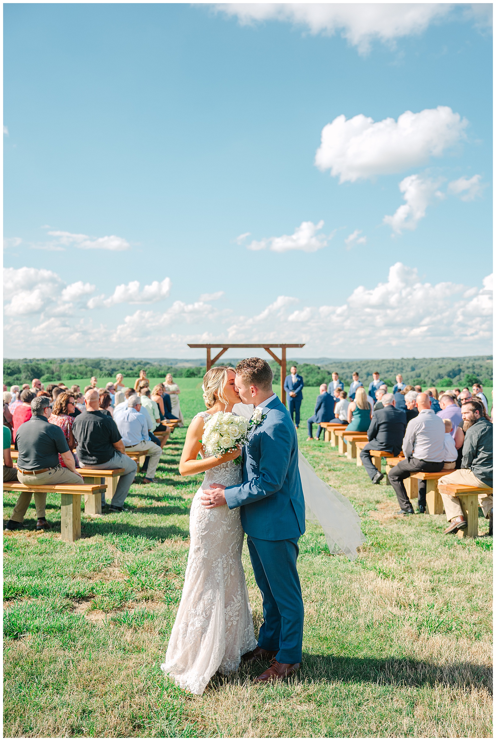 The Venue at Hidden Spring Farm Summer Wedding