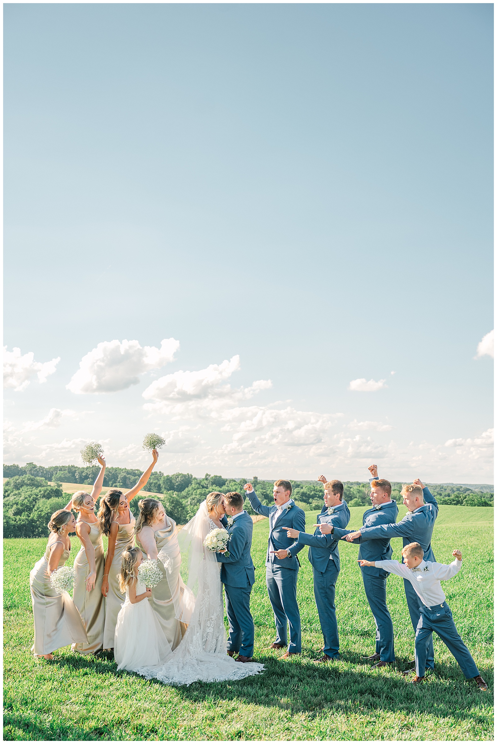 The Venue at Hidden Spring Farm Summer Wedding