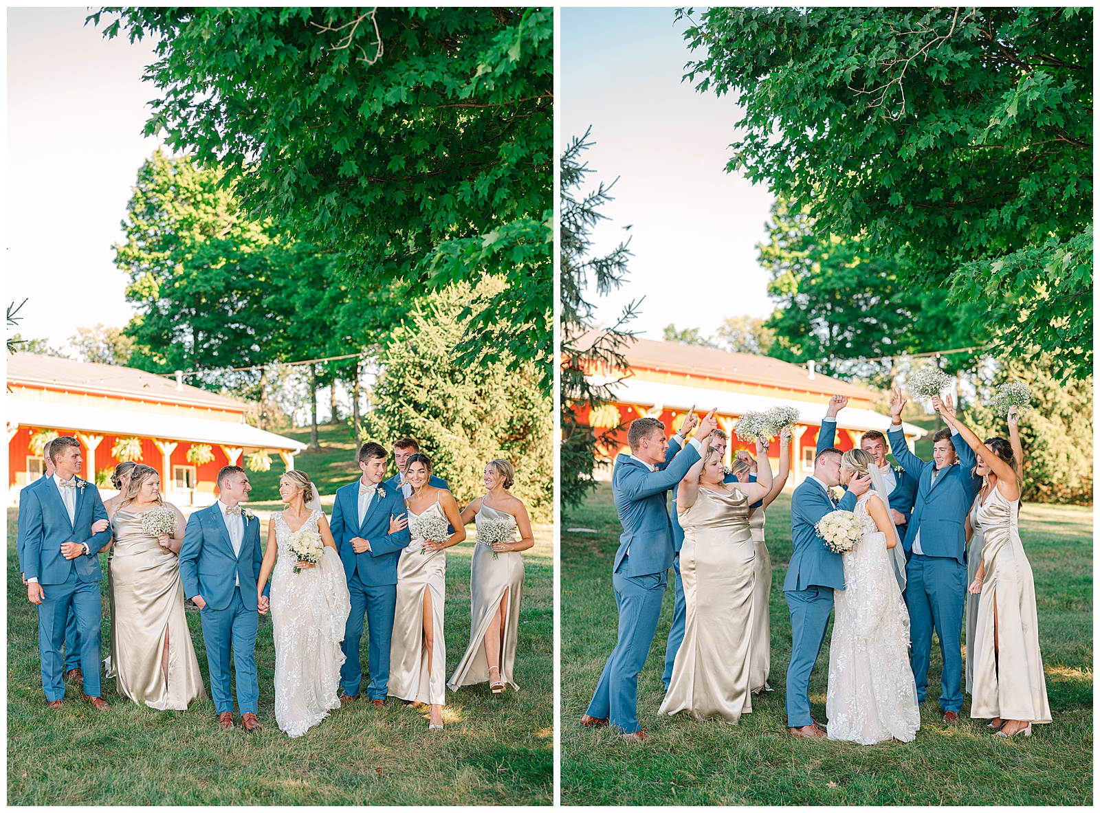 The Venue at Hidden Spring Farm Summer Wedding