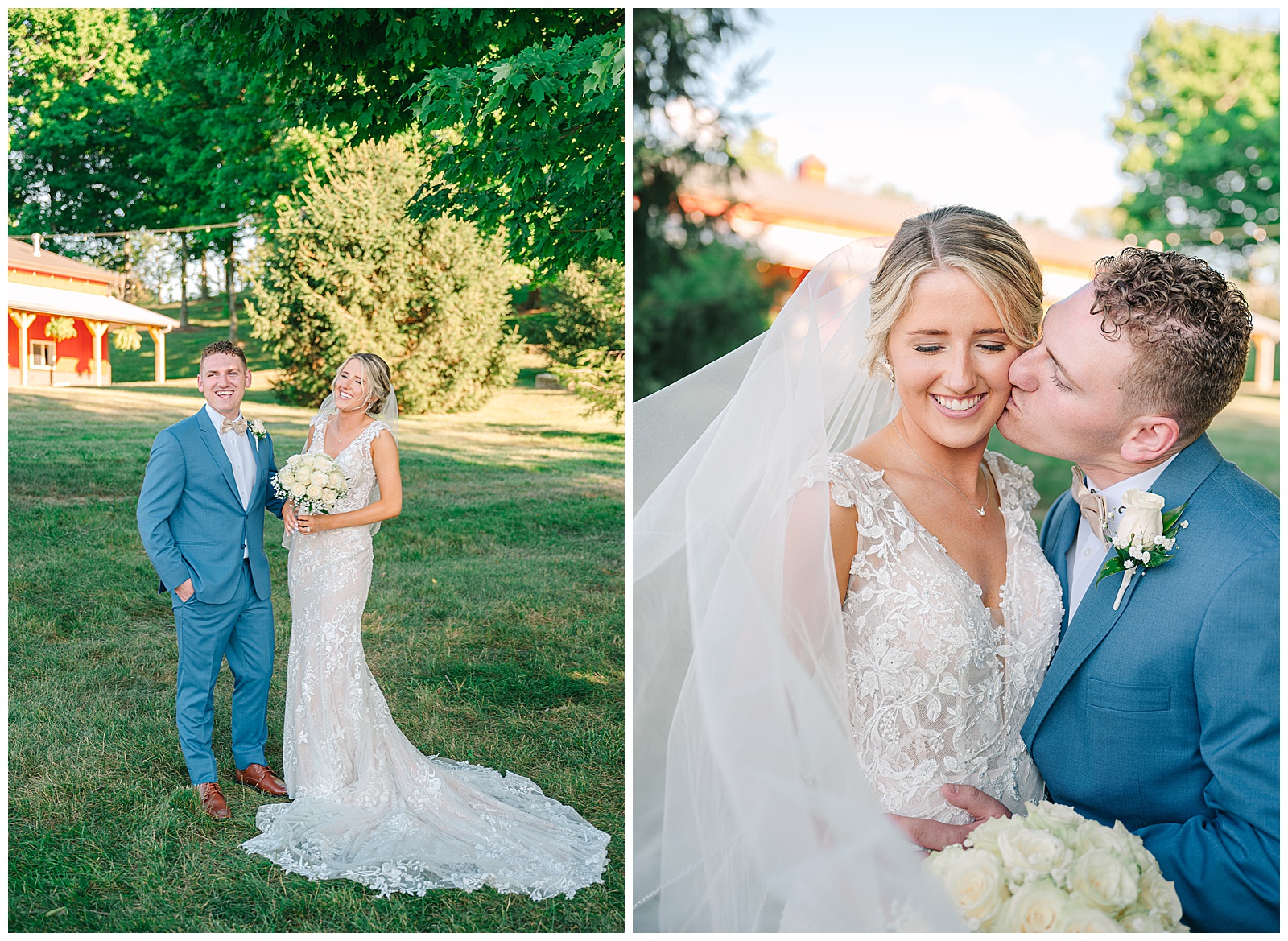 The Venue at Hidden Spring Farm Summer Wedding