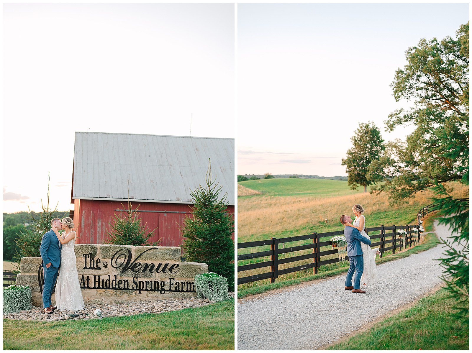 The Venue at Hidden Spring Farm Summer Wedding