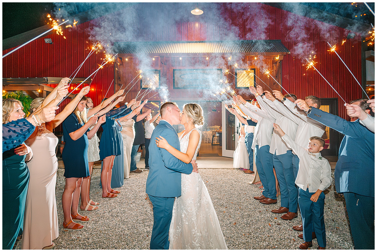 The Venue at Hidden Spring Farm Summer Wedding