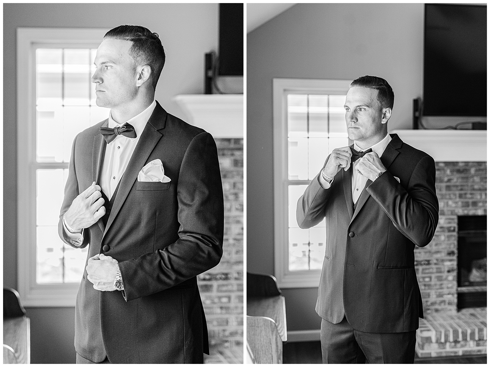 Blush Pink and Black Theme Wedding in Cleveland and Blue Heron Wedding in Medina Ohio