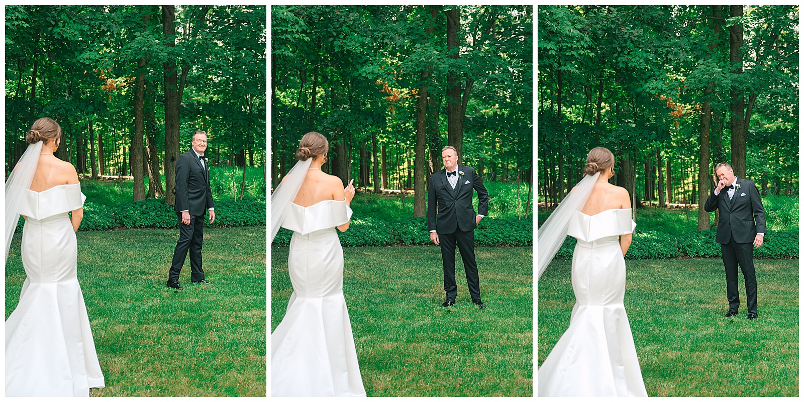 Blush Pink and Black Theme Wedding in Cleveland and Blue Heron Wedding in Medina Ohio