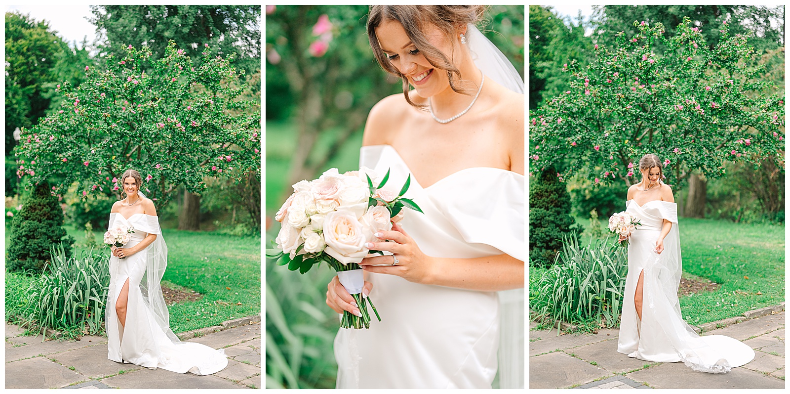 Blush Pink and Black Theme Wedding in Cleveland and Blue Heron Wedding in Medina Ohio