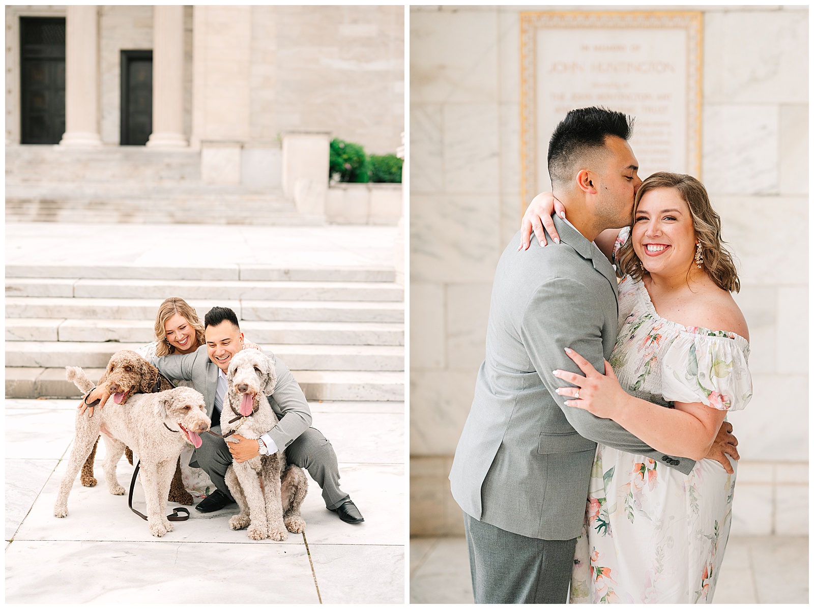 Cleveland Art Museum and Villa Angela Beach Engagement Session in Ohio