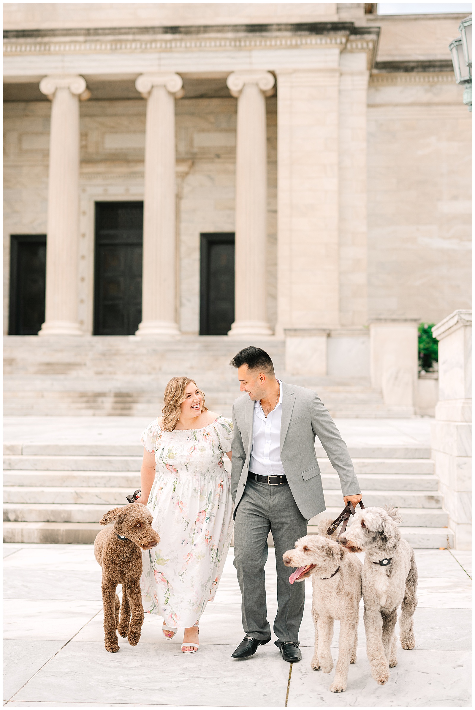 Cleveland Art Museum and Villa Angela Beach Engagement Session in Ohio