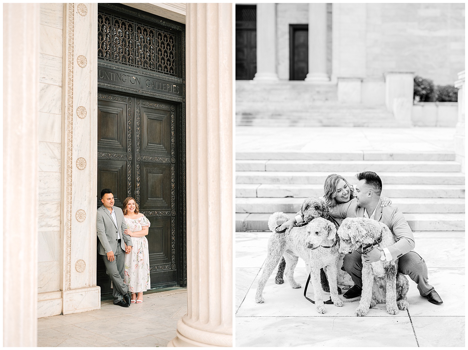 Cleveland Art Museum and Villa Angela Beach Engagement Session in Ohio