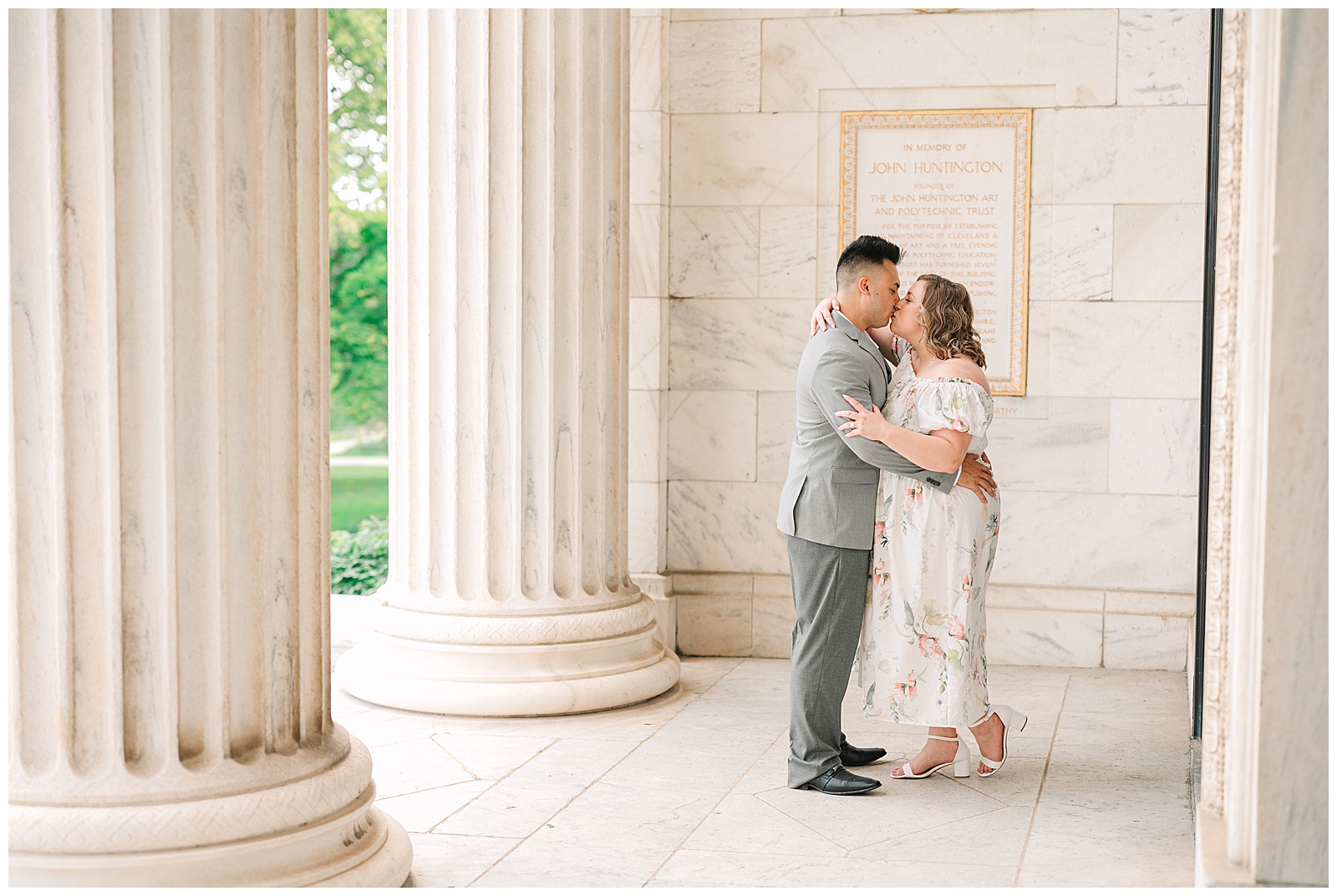 Cleveland Art Museum and Villa Angela Beach Engagement Session in Ohio