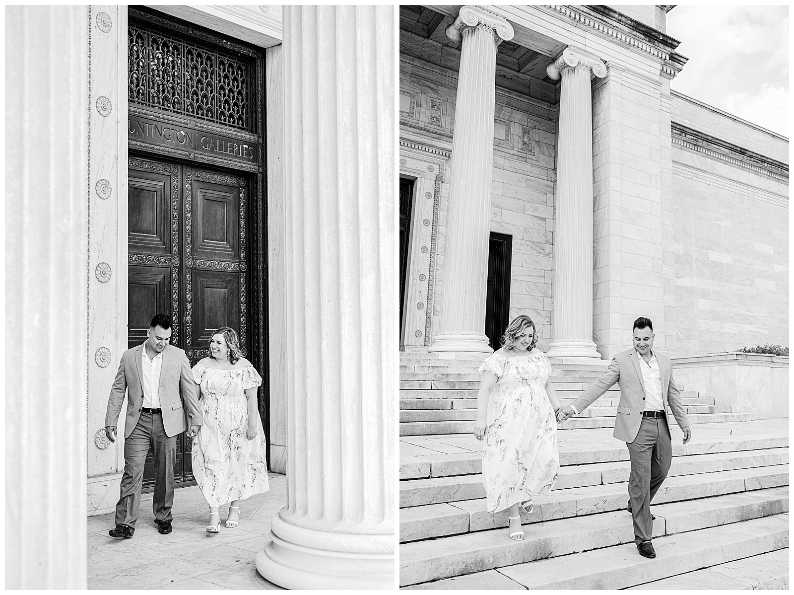 Cleveland Art Museum and Villa Angela Beach Engagement Session in Ohio