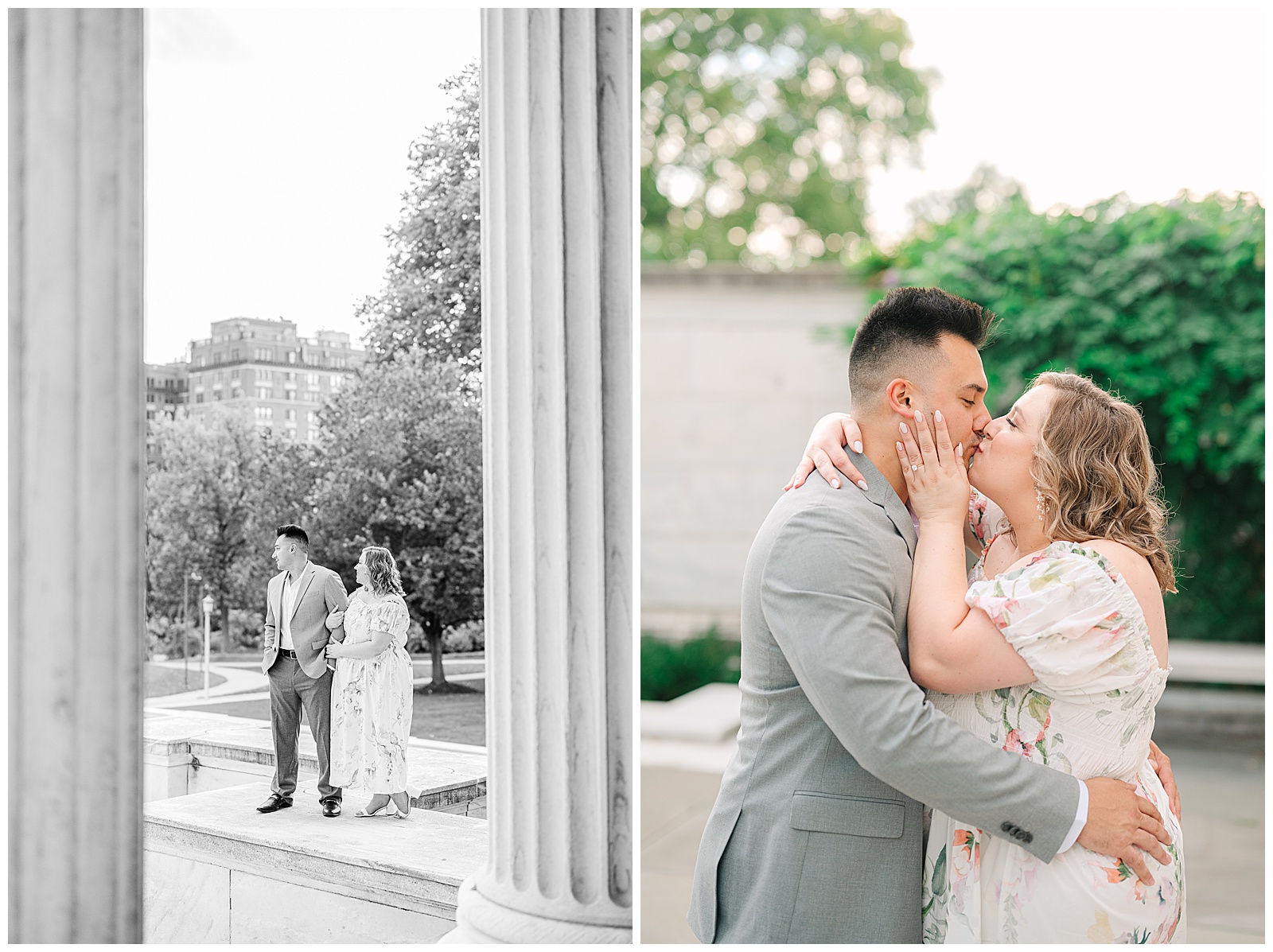 Cleveland Art Museum and Villa Angela Beach Engagement Session in Ohio