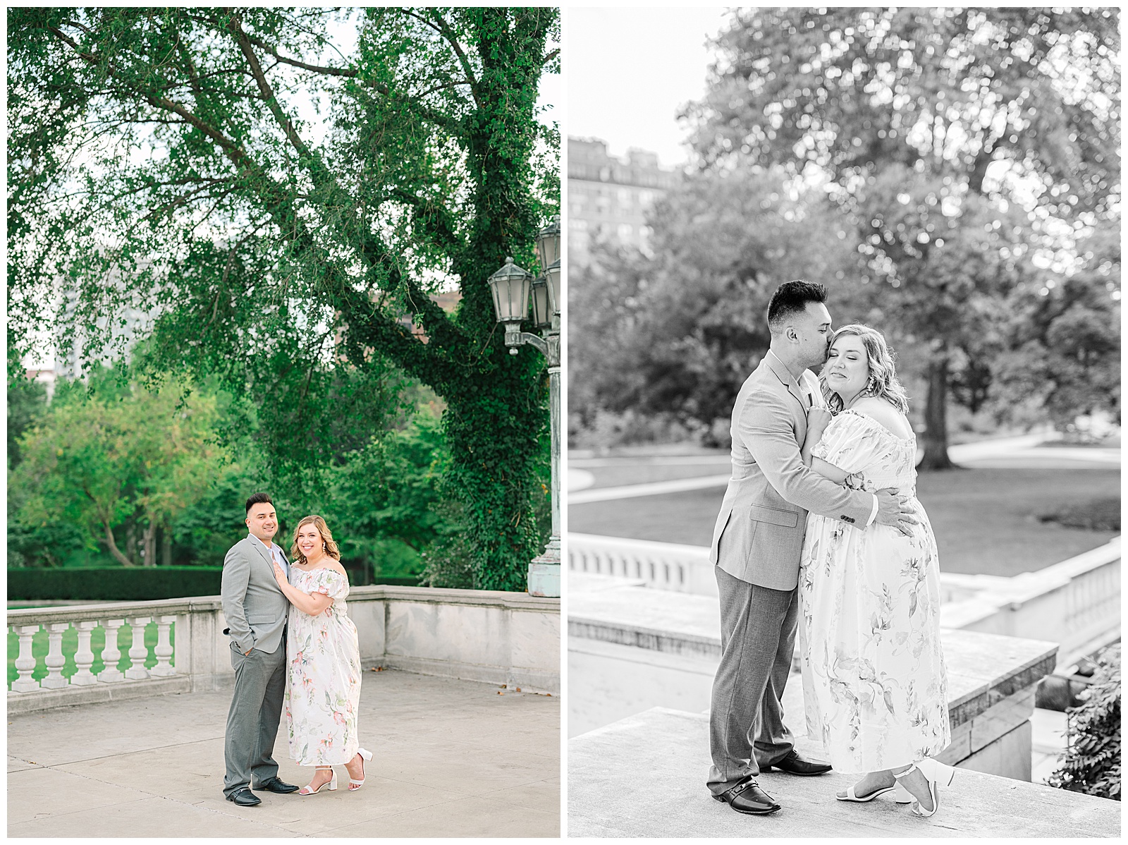 Cleveland Art Museum and Villa Angela Beach Engagement Session in Ohio