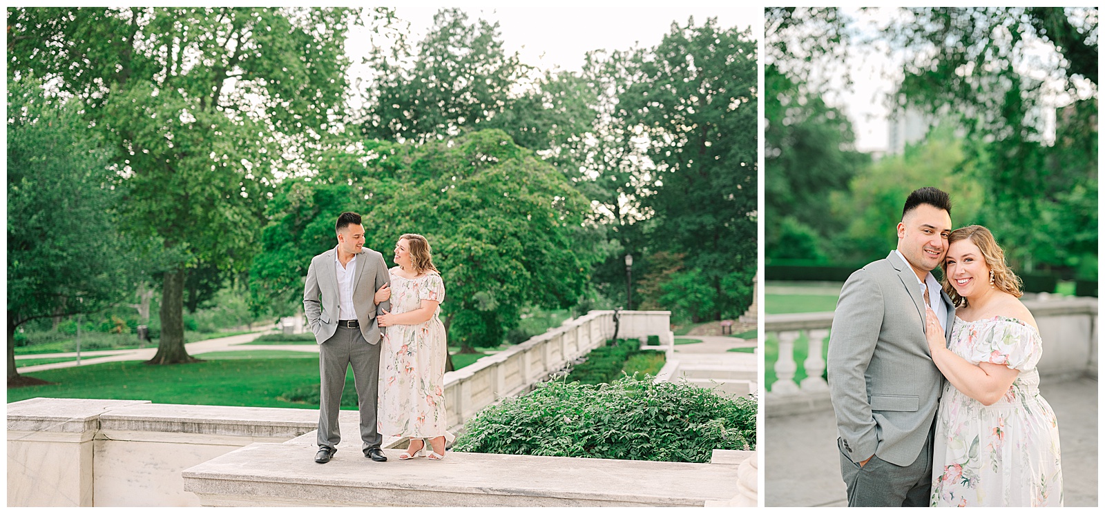 Cleveland Art Museum and Villa Angela Beach Engagement Session in Ohio