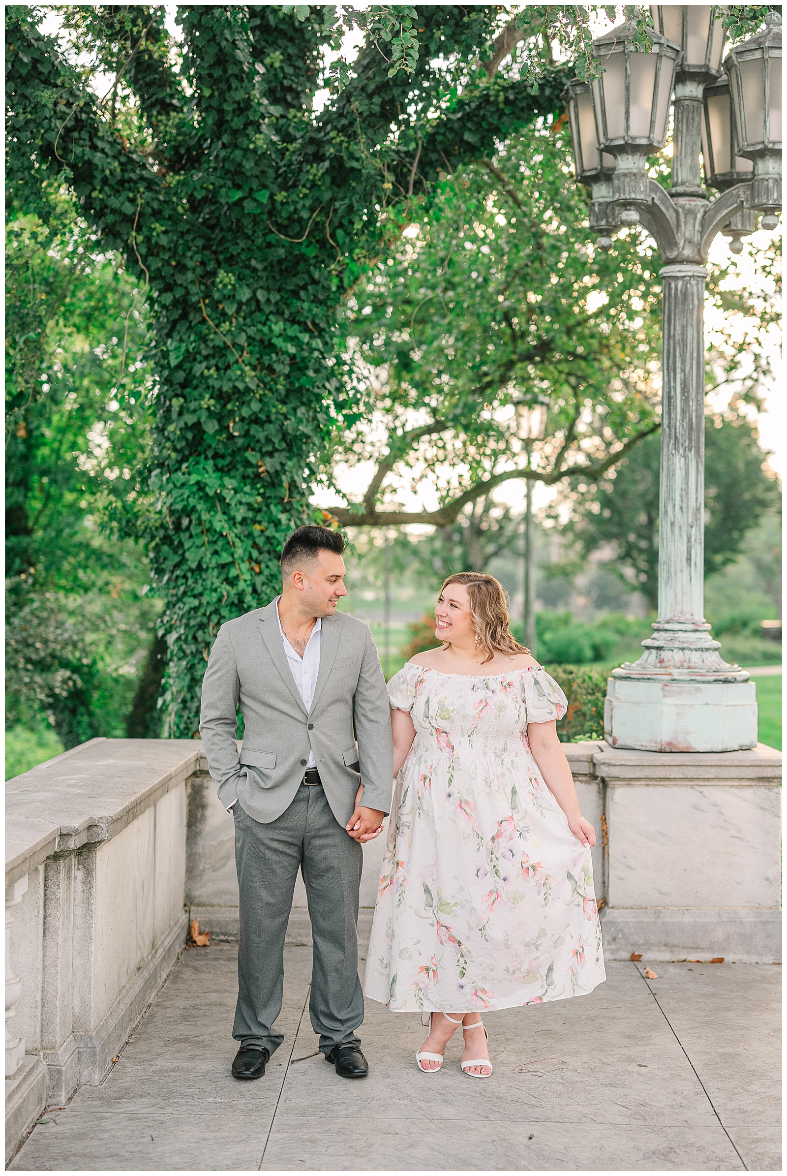 Cleveland Art Museum and Villa Angela Beach Engagement Session in Ohio