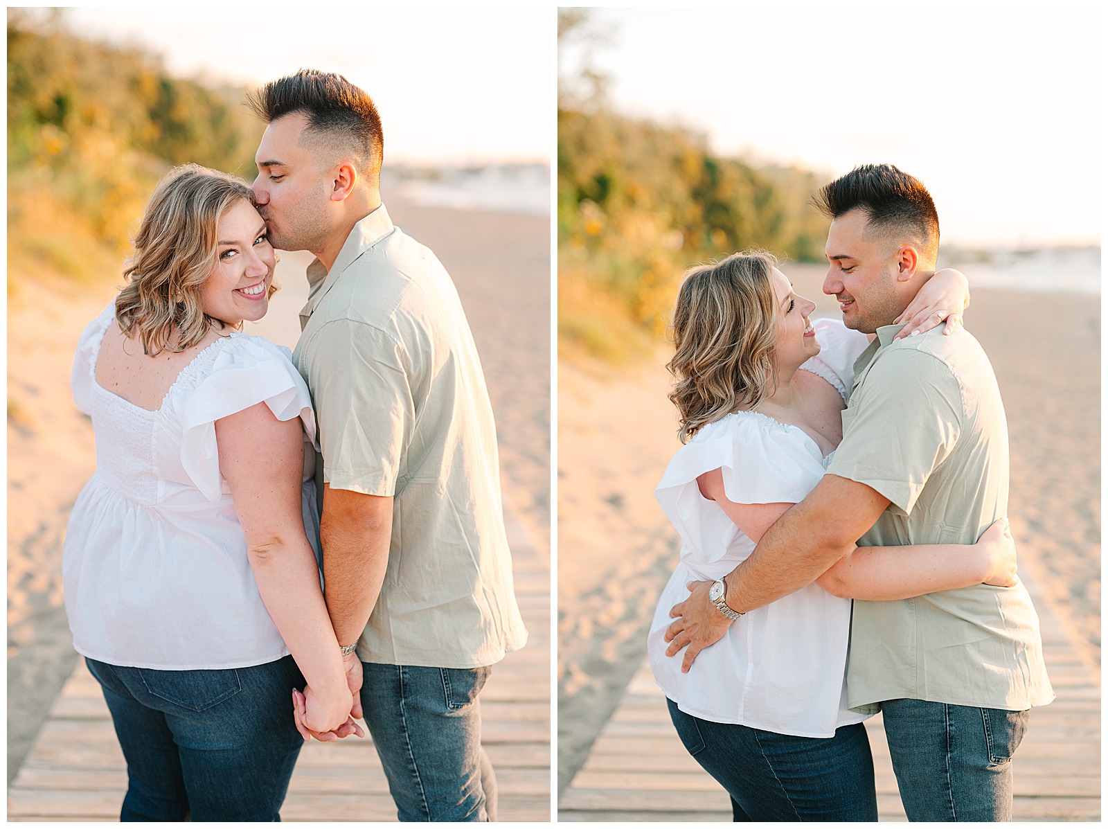 Cleveland Art Museum and Villa Angela Beach Engagement Session in Ohio