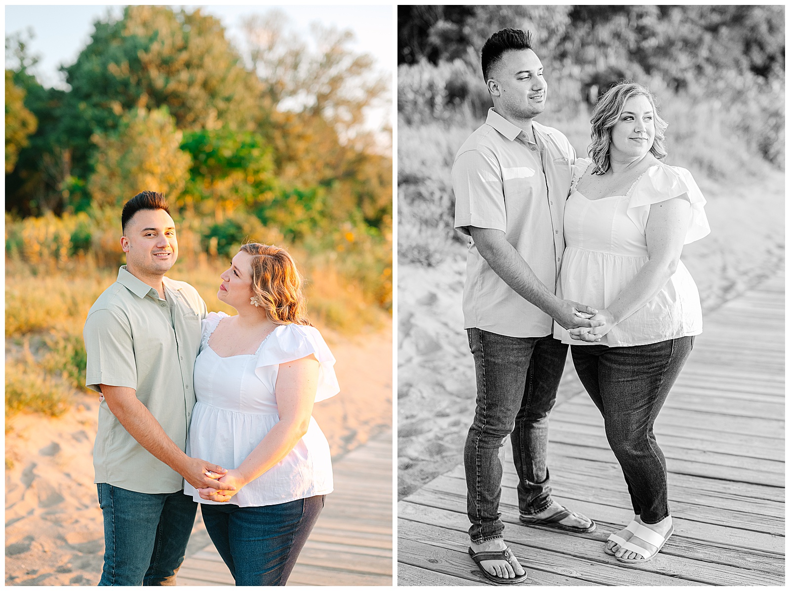 Cleveland Art Museum and Villa Angela Beach Engagement Session in Ohio