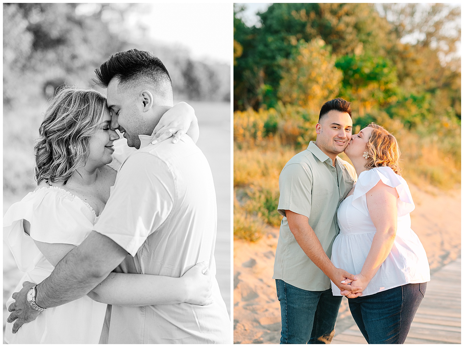 Cleveland Art Museum and Villa Angela Beach Engagement Session in Ohio