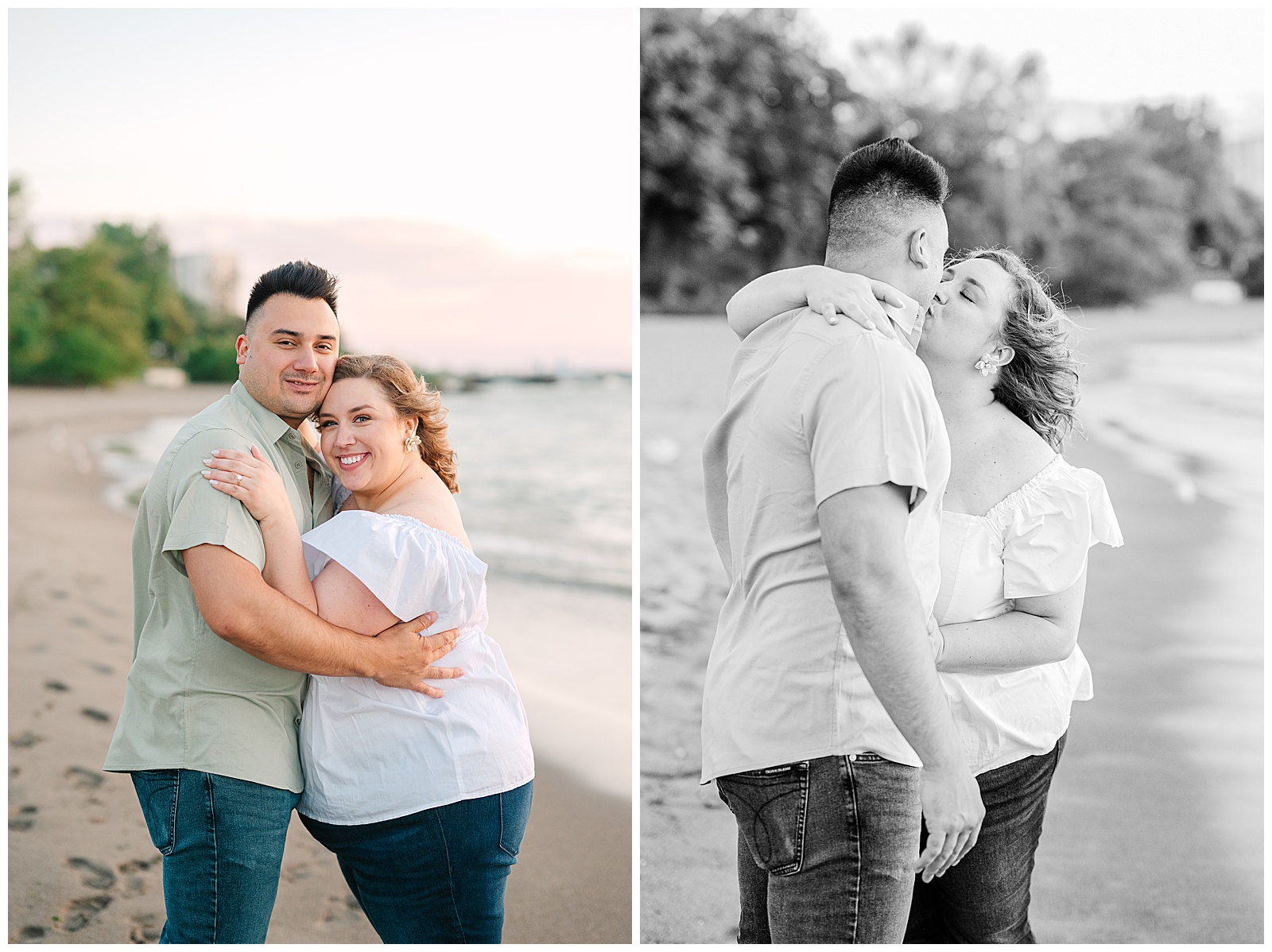 Cleveland Art Museum and Villa Angela Beach Engagement Session in Ohio