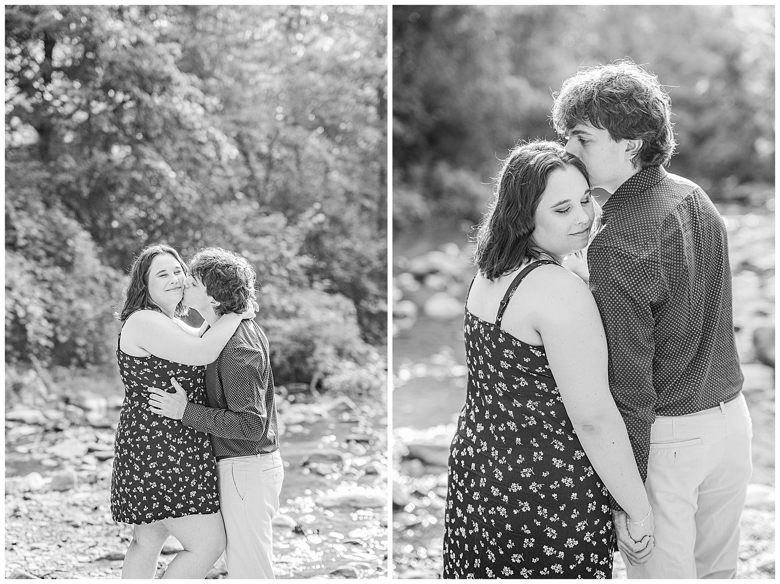 Everett Covered Bridge and The Ledges in Peninsula Ohio Engagement Sesssion