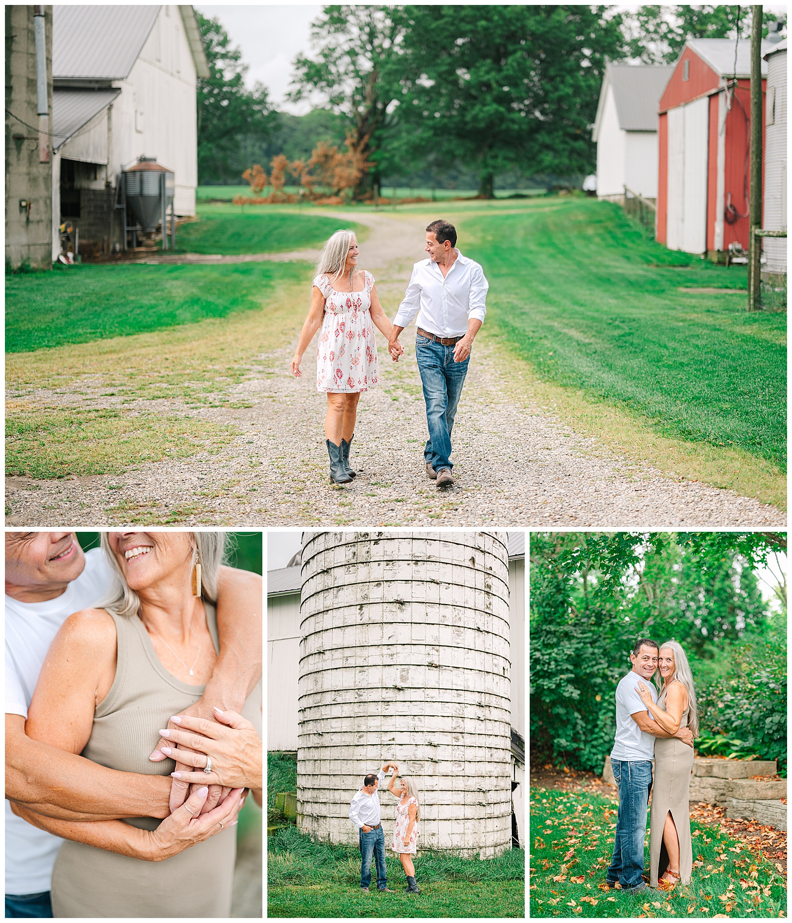 Secrest Arboretum in Wooster Ohio and Private Residence in Smithville Engagement Session