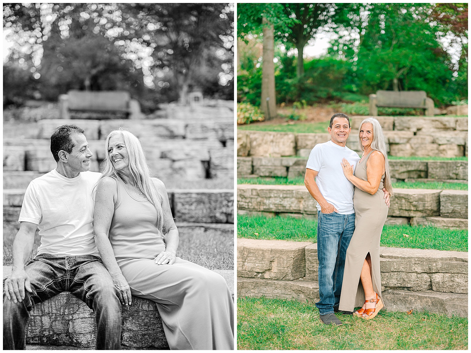 Secrest Arboretum in Wooster Ohio and Private Residence in Smithville Engagement Session