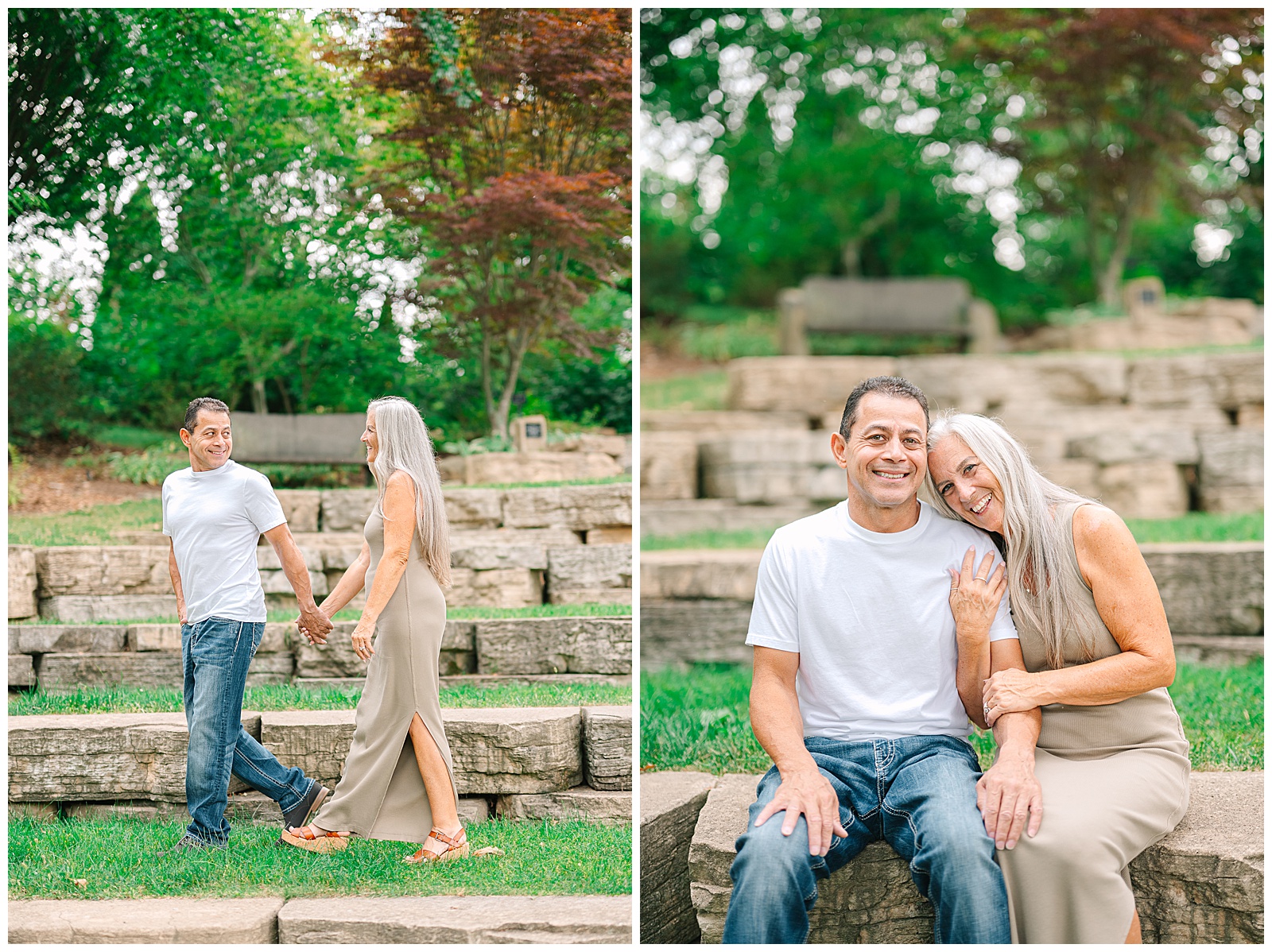 Secrest Arboretum in Wooster Ohio and Private Residence in Smithville Engagement Session