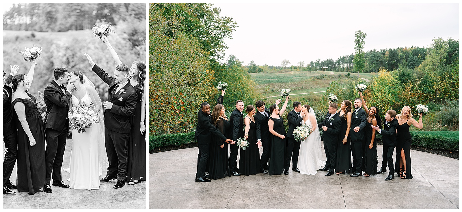 Black and White Inspiration Blue Heron Wedding in Medina Ohio