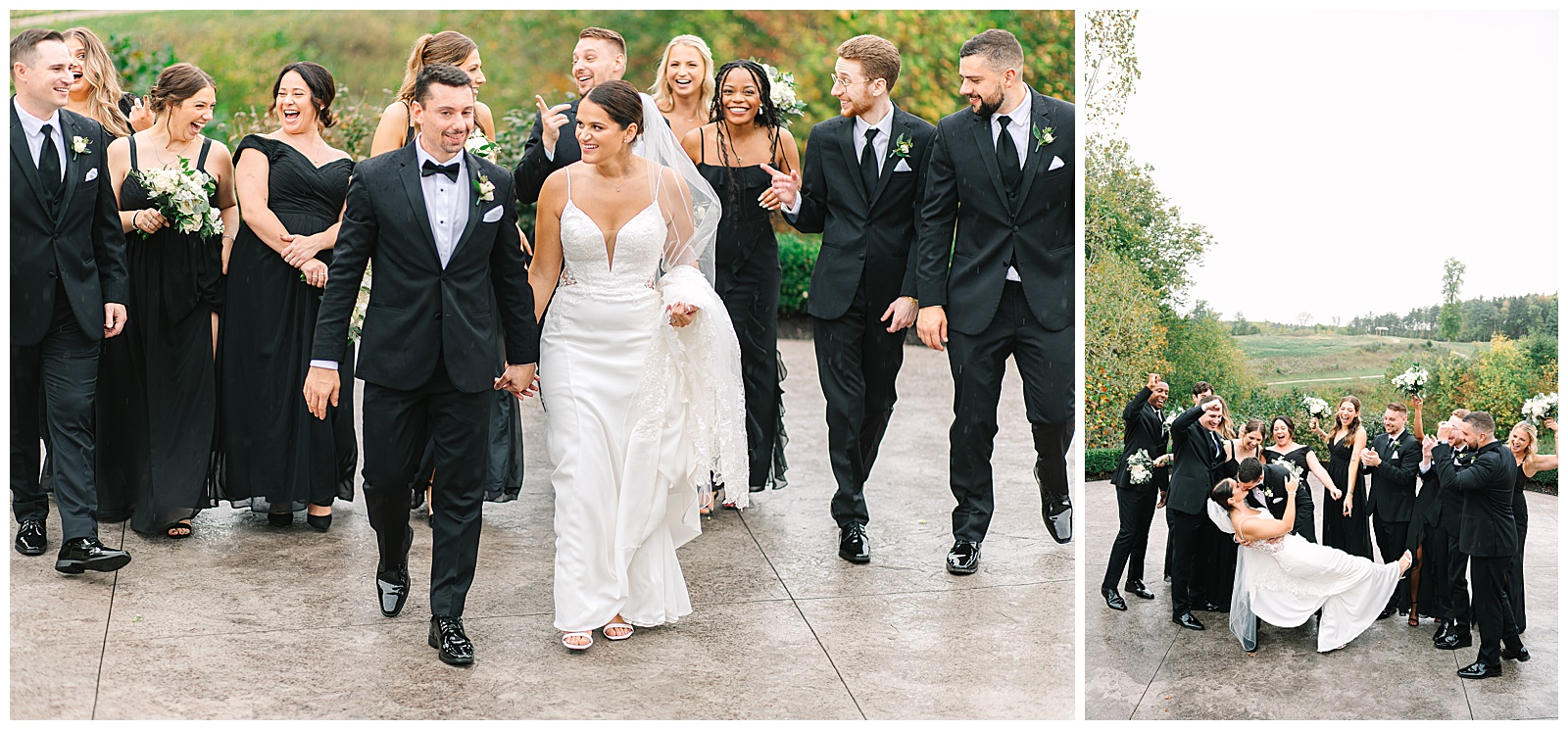 Black and White Inspiration Blue Heron Wedding in Medina Ohio