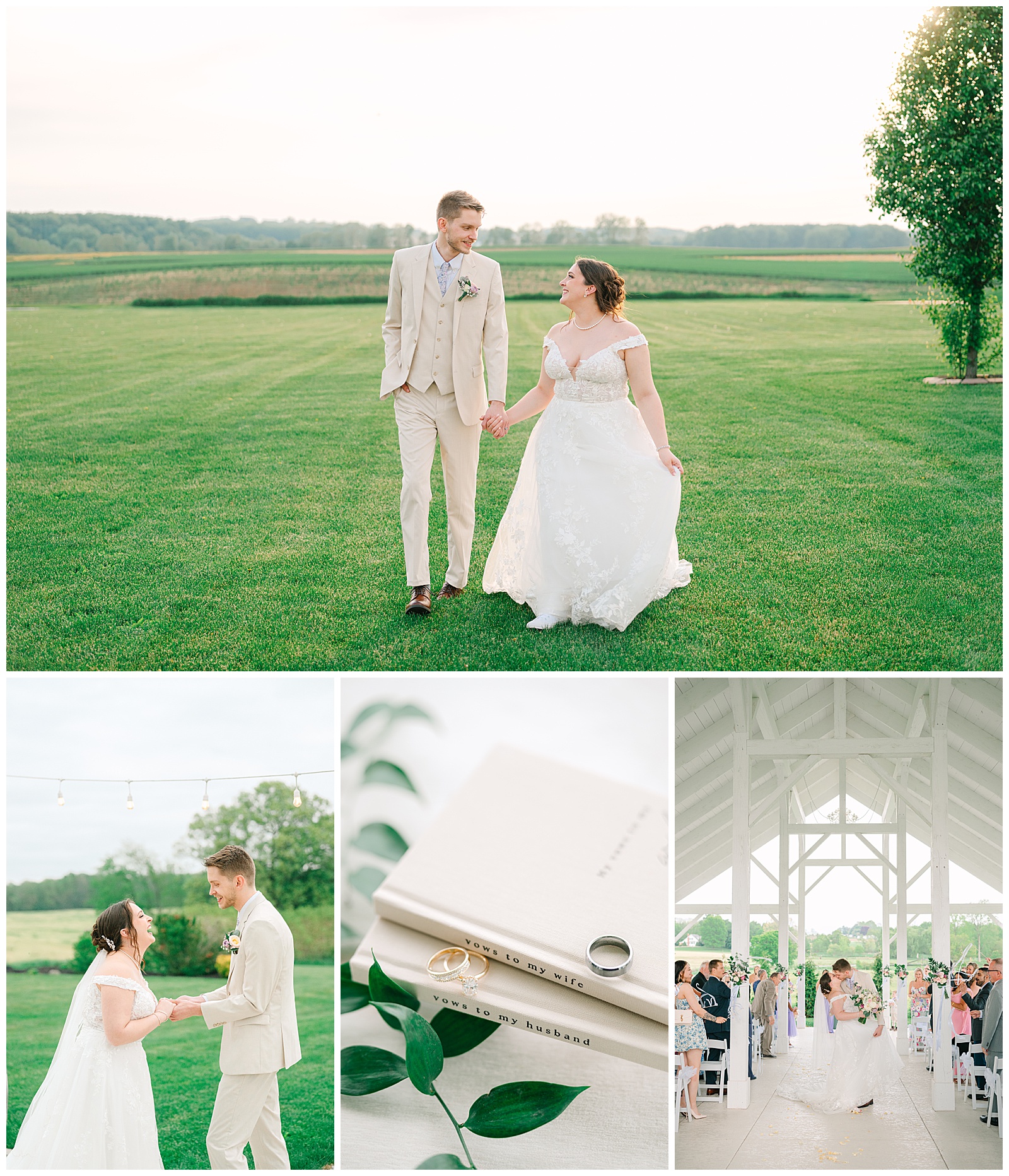 Spring Wedding at White Rose Barn in North Lawerence, OH | Heather J Photography | Ohio Engagement Photographer_0001