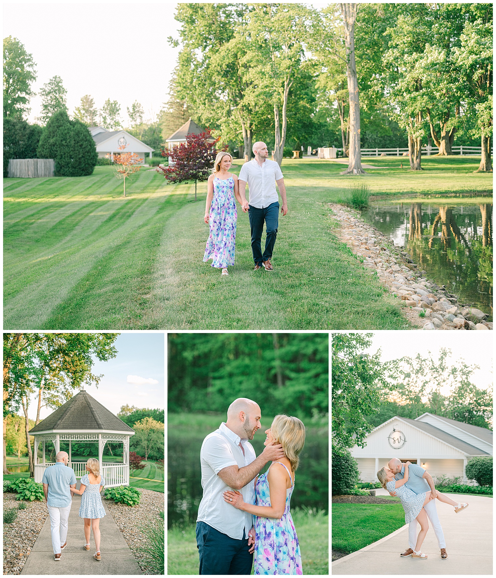 Spring Engagement at Sun Valley in Ohio | Heather J Photography | Ohio Engagement Photographer